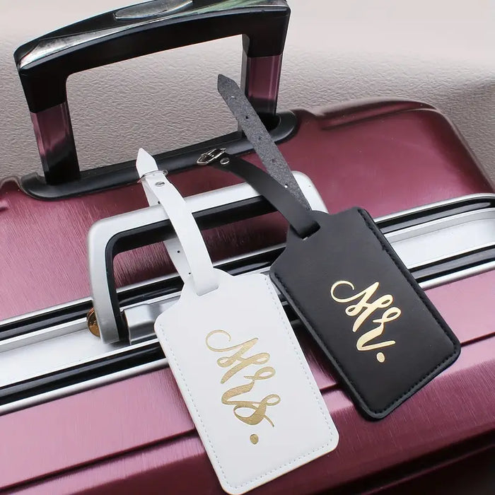 Mr & Mrs Luggage Tags